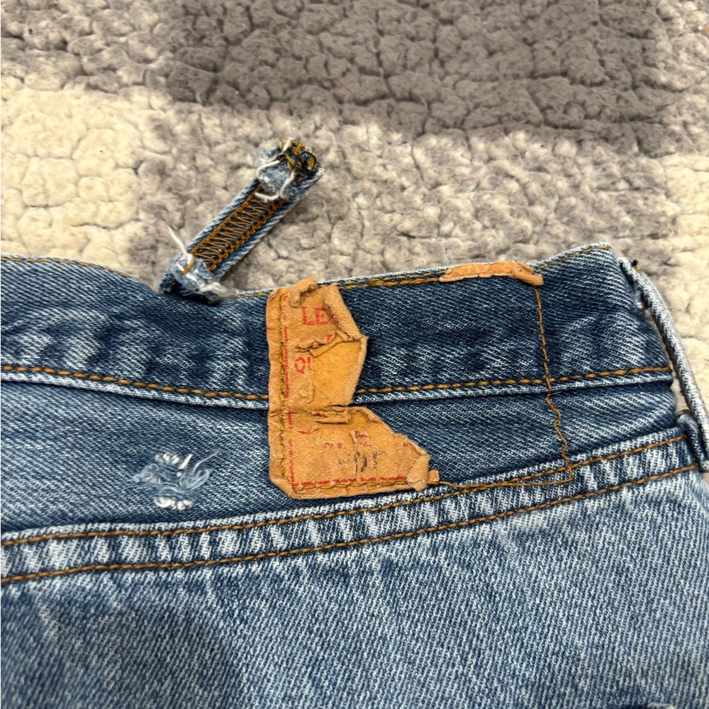 Levi's Men's Straight Blue Jeans - Picture 5 of 5